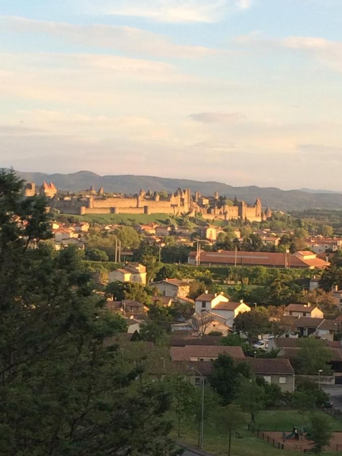 Chambre D'Hote Vue Imprenable Sur Cite - Villa Rose Carcassonne Eksteriør bilde