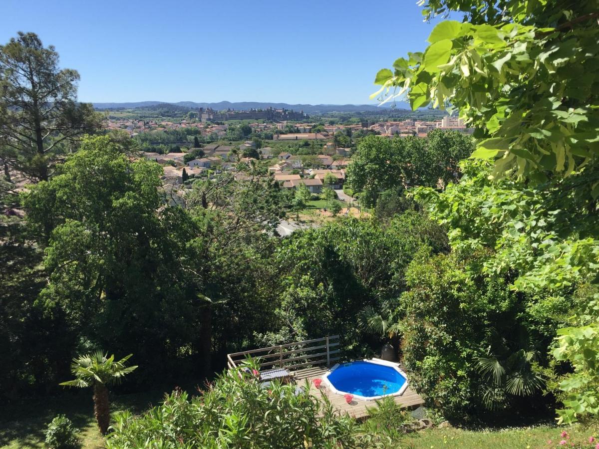Chambre D'Hote Vue Imprenable Sur Cite - Villa Rose Carcassonne Eksteriør bilde